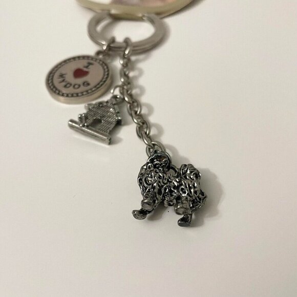 Little Gifts Pomeranian Dog Key Chain With Charms Dogs - Picture 7 of 16